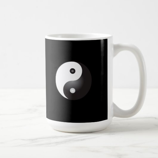 Symbole Yin Yang : Mug de café (Droite)