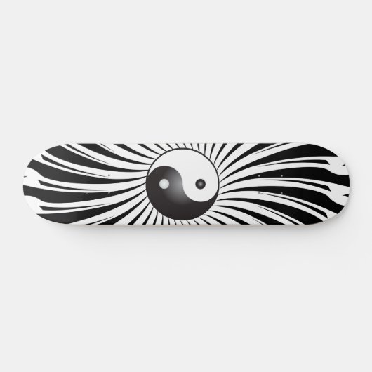 Symbole Yin Yang : Skateboard (Horz)