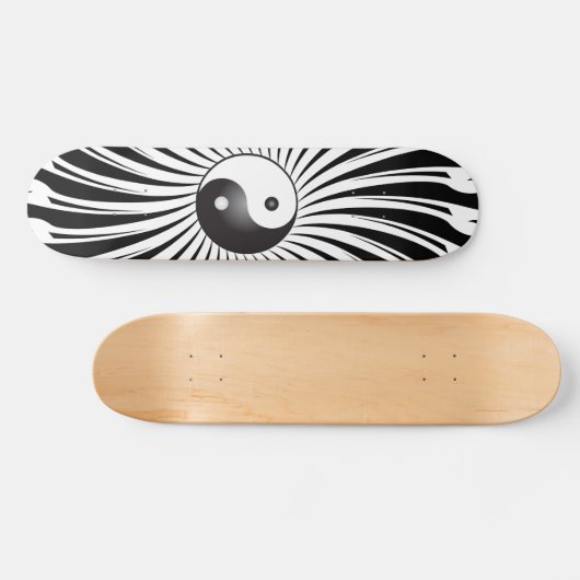 Symbole Yin Yang : Skateboard (Horz)