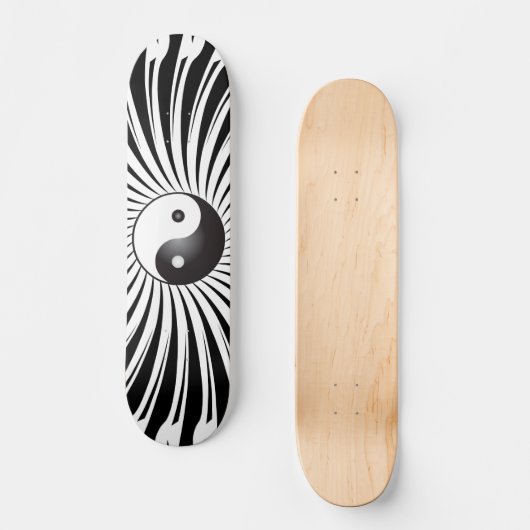 Symbole Yin Yang : Skateboard (Recto)