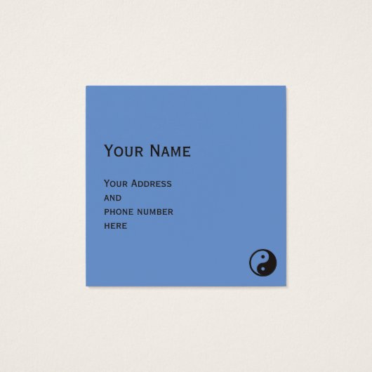 Symbole Yin Yang - tatouage solide (Dos)