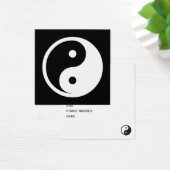 Symbole Yin Yang - tatouage solide design 2 (Bureau)