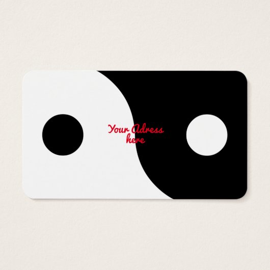 Symbole Yin Yang - tatouage solide design 2 (Dos)