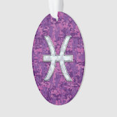 Symbole ziolique des Poissons sur Camo numérique r (devant)