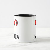 Symbole Zodiac Aries 11 oz. com Designer Mug en ro (Centre)