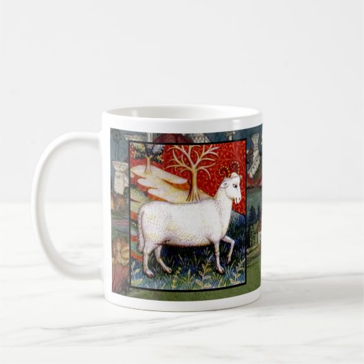 SYMBOLE Zodiaque Ancien Aries Astrologie Mug Navy  (Gauche)