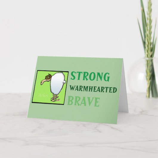 Symbole Zodiaque Anniversaire Personnalité Carte B (Devant)