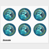 Symbole Zodiaque Aquarius Sticker d'astrologie (Feuille)