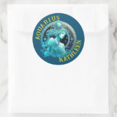 Symbole Zodiaque Aquarius Sticker d'astrologie (Sac)