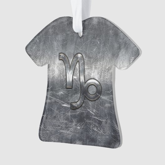 SYMBOLE Zodiaque Capricorne Décor en acier désossé (devant)