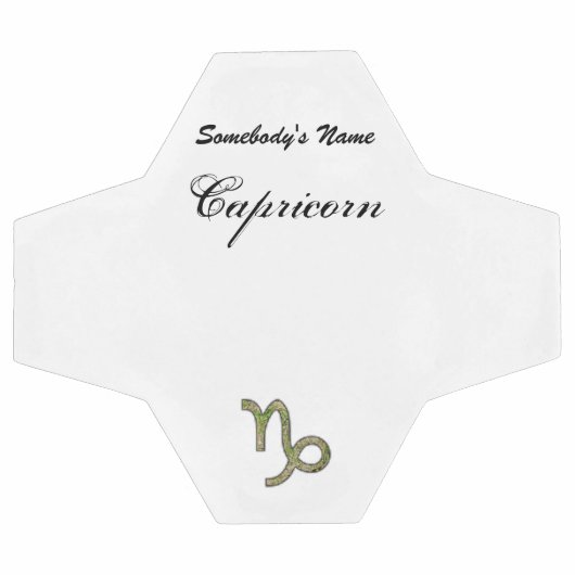 Symbole zodiaque Capricorne Élément par K Yoncich (Plat)