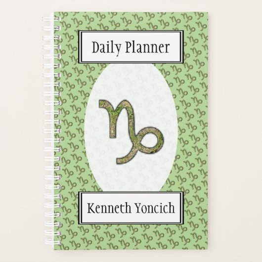 Symbole zodiaque Capricorne Élément par K Yoncich (Devant)