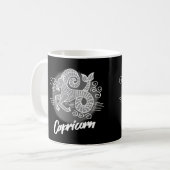 SYMBOLE Zodiaque Capricorne Mug café (Devant gauche)