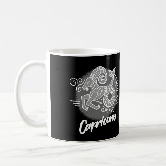 SYMBOLE Zodiaque Capricorne Mug café (Gauche)