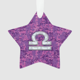 SYMBOLE Zodiaque Libra Camo numérique rose Fuchsia