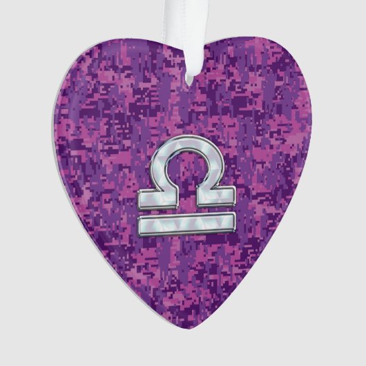 SYMBOLE Zodiaque Libra Camo numérique rose Fuchsia (devant)