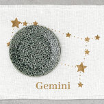 SYMBOLE Zodiaque Moderne Gemini Or | Air de l'élém<br><div class="desc">SYMBOLE Zodiaque Moderne Gemini Or | Air de l'élément</div>