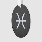 Symbole zodiaque Pisces sur le style de peau de se (devant)