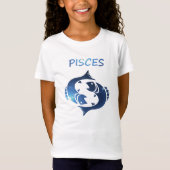 Symbole zodiaque T-shirt Pisces Ringer (Devant)