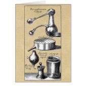 Symbolen en gereedschap van de Alchemy Note Card (Voorkant)