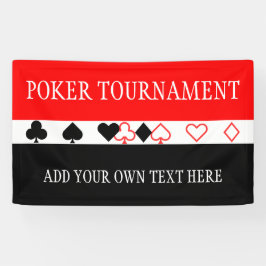 Symbolen gewoon - PLAYCARDS-ICONS + uw ideeën Spandoek