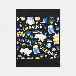 Symbolen Oekraine Oekraïense Nationale Symbolen Fleece Deken