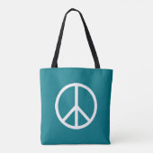 Symbolen/pictogrammen - PEACE + ideeën Tote Bag (Achterkant)