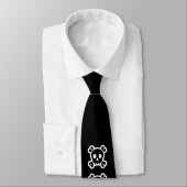 Symbolen - SKULL & BOTTEN + uw ideeën Stropdas (Gebonden)