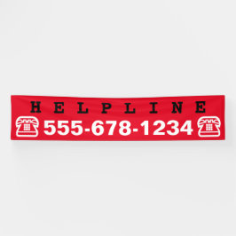 Symbolen - TELEFOON + uw ideeën Spandoek