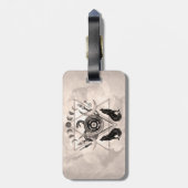 Symbolen van acetaat bagagelabel (Achterkant verticaal)