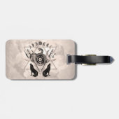 Symbolen van acetaat bagagelabel (Achterkant horizontaal)