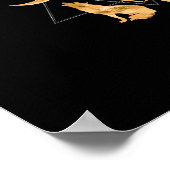 Symbolen van acetaat poster (Hoek)