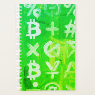 Symbolen van Bitcoin (Hoge Winst Groen - 2) Planner