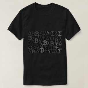 Symbolen van Bitcoin (Stijl: 12) T-shirt