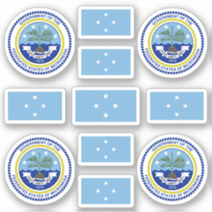Symbolen van de Micronesische staat / wapenschild  Sticker