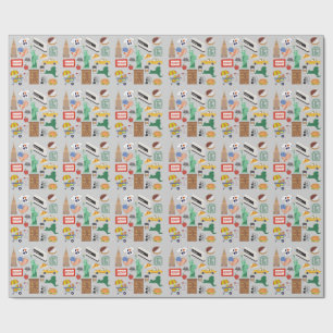 Symbolen van New York City Cadeaupapier