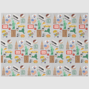 Symbolen van New York City Tissuepapier