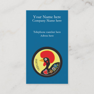 Symbolen van Portugal - Galo de Barcelos Visitekaartje