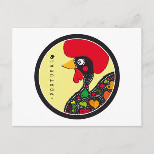 Symbolen van Portugal - Rooster Briefkaart