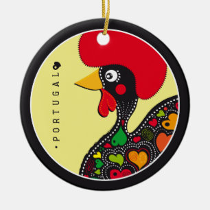 Symbolen van Portugal - Rooster Keramisch Ornament