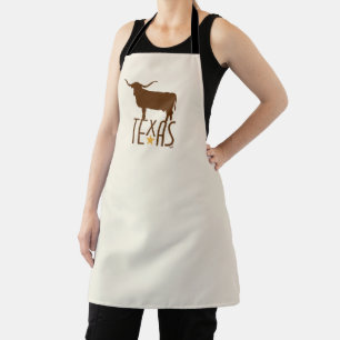Symbolen van Texas, Longhorn, bruin Schort