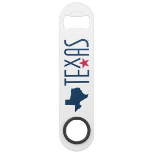 Symbolen van Texas, Staat Texas, marineblauw Speed Flessenopener