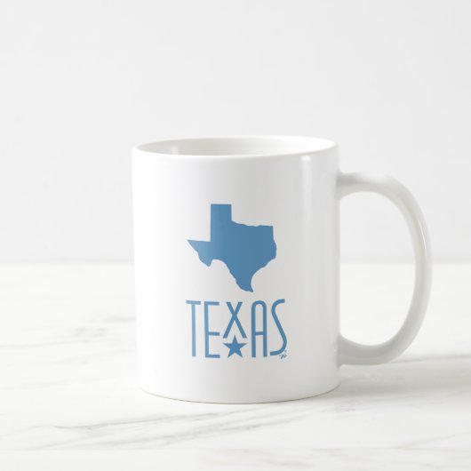 Symbolen van Texas, Texas, blauw Koffiemok (Rechts)