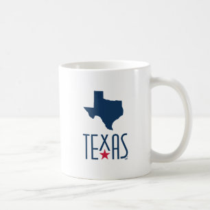 Symbolen van Texas, Texas, marineblauw Koffiemok