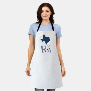 Symbolen van Texas, Texas, marineblauw Schort