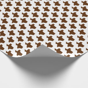 Symbolen van Texas, Texas Staat, Bruin Cadeaupapier