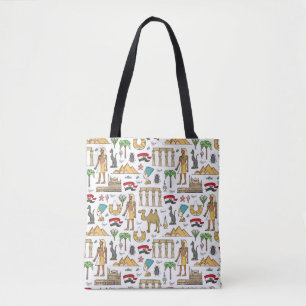 Symbolen voor de kleuren van het Egyptische patroo Draagtas