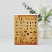 Symboles1 Carte postale (Debout devant)