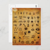 Symboles1 Carte postale (Devant / Derrière)