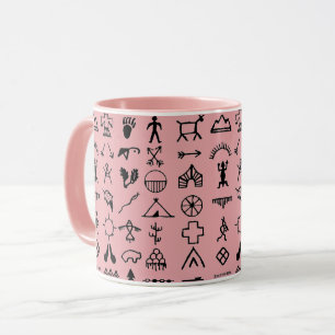 Symboles amérindiens de l'image café Mug